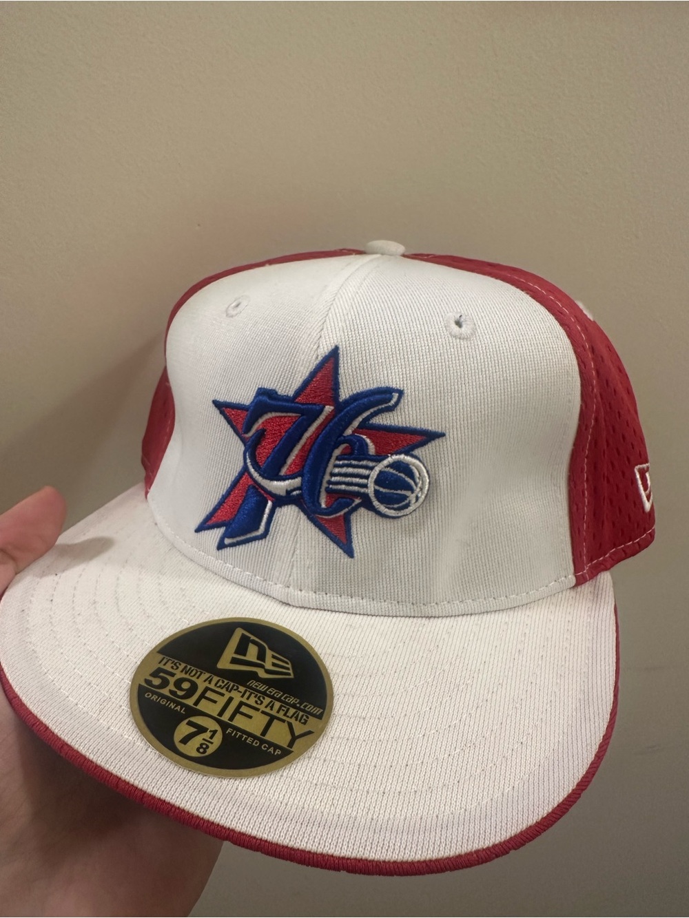New Era Men's Basketball Logo Fitted Cap Philadelphia 76ers vintage y2k era